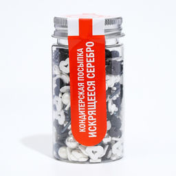 Кондитерская посыпка Искрящееся серебро, 50 г - Simaland фото 4