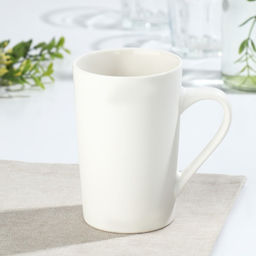 Кружка фарфоровая Доляна Мандала, 380 мл, чёрный узор  фото 3