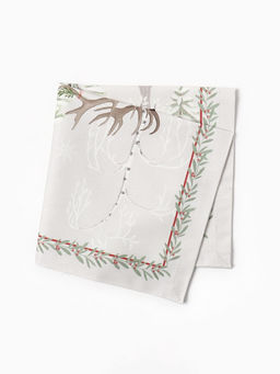 Набор салфеток сервировочных «Этель. Новогоднее чудо», 40×40 см - 4 шт., серые