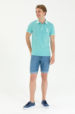Мужская мятная базовая футболка - U.s. polo assn фото 18