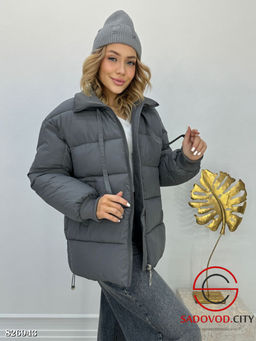 Куртка зимняя с воротником стойка