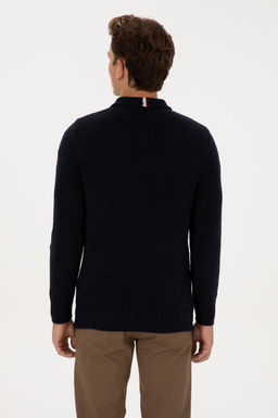 Erkek Regular Fit Polo Yaka Lacivert Kazak - U.s. polo assn фото 5