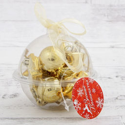 Цена за 2 шт. Ёлочные игрушки Санда, пластиковые, набор 10 шт., золотистый - Зимнее волшебство фото 2