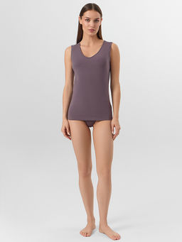 Майка женская бельевая фиолетовая - Mark formelle фото 2