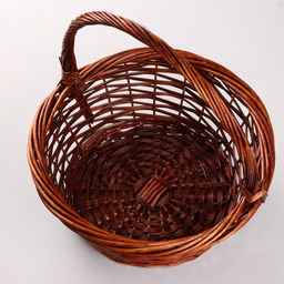 Корзина плетёная для хранения «Плейт», ива, коричневая, набор 3 шт.