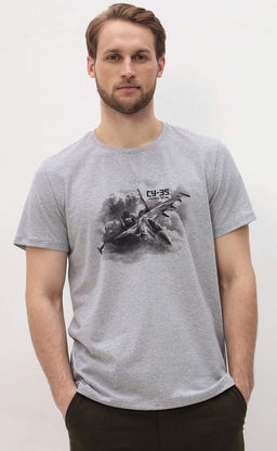 Футболка F411-06-308 grey melange