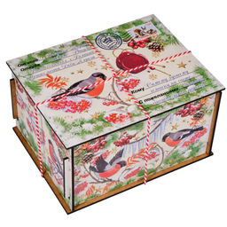 Посылка Рябиновые бусы 800 г. фанера