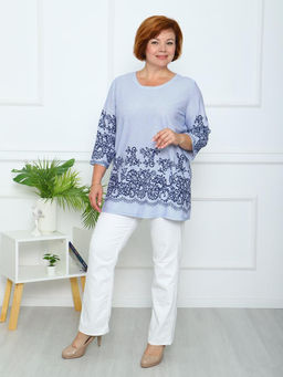 IV-CAPRIZ Живопись - туника голубой