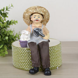 Фигурка Бабушка/Дедушка висячие ножки 2 штуки набор 8 см / 8698 /уп 96/ - Галеонтрейд фото 4