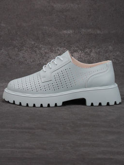 03-HY8-3D LT. BLUE Полуботинки женские (натуральная кожа)