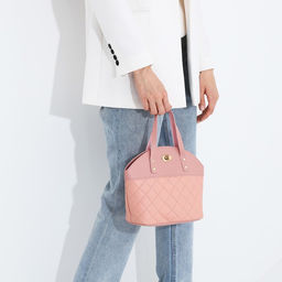 Сумка тоут на застёжке, цвет розовый - Simaland фото 6