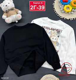 толстовка с начёсом для девочки - Bruno фото 6
