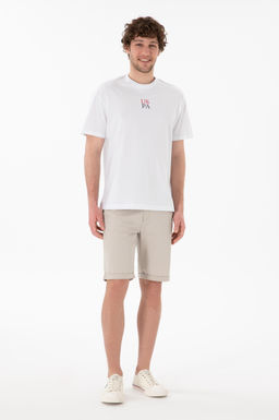 Erkek Comfort Fit Bisiklet Yaka Beyaz Ti__rt Sepette S_rpriz _ndirim - U.s. polo assn фото 5