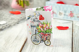 Мини-открытка "Желаю, чтобы этот день стал особенным"