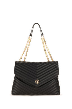 Женская черная сумка на плечо с ремешком-цепочкой Неожиданная скидка в корзине - U.s. polo assn фото 6