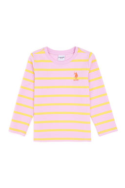 Розовый свитшот для девочки Неожиданная скидка в корзине - U.s. polo assn фото 3