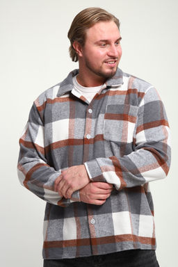 Рубашка мужская в клетку РМК-01