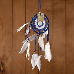 Ловец снов «Расслабленность», 0.7×12×40 см, сине-белый