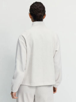 Толстовка на молнии оверсайз / Zarina