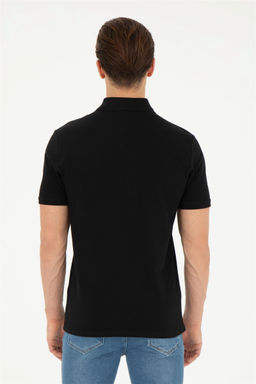 Мужская черная базовая футболка - U.s. polo assn фото 5