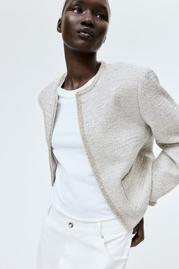 Chaqueta en tejido texturizado - H&m фото 2