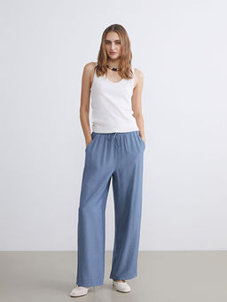 Beli Lastikli Geni? Pa?a Kad?n Pantolon