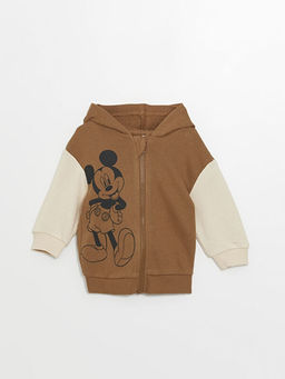 Mickey Mouse Bask?l? Erkek Bebek H?rka ve E?ofman Alt 2li Tak?m