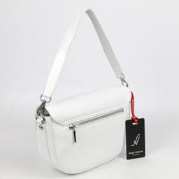 Женская кожаная сумка SV-SJ7306 Вайт - Sergio valentini фото 3