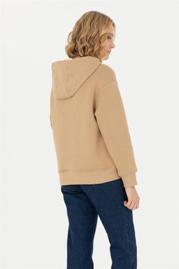 U. S. Polo Assn Женская толстовка с капюшоном песочного цвета - U.s. polo assn фото 12