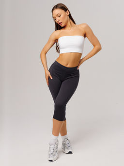 Трикотажные женские бриджи LINGEAMO графит КБ-24 (33)  фото 7