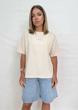 K12854 Футболка OVER SIZE СВ_БЕЖЕВЫЙ