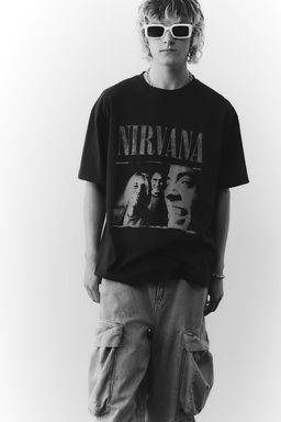 Camiseta estampada de estilo vintage Loose Fit - H&m фото 2