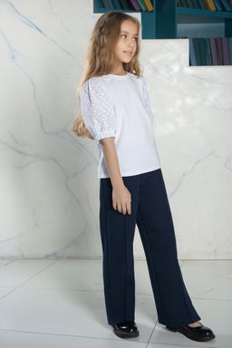 Брюки школьные Blue Premium