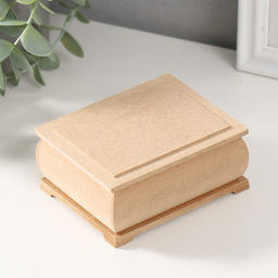 Шкатулка для росписи, декора, дерево, 8×10×4 см