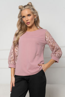 Блуза Open Style 6564 пудровый