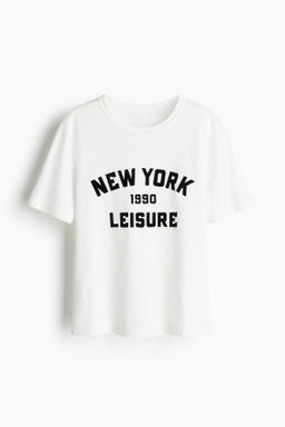 Camiseta con motivo estampado