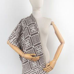 17с125-ШР/у./рул. 55*125 полотенце "Греческое" цв. 75 коричневый рис 352