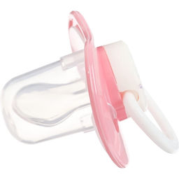 Пустышка ортодонтическая, с колпачком, от 3 мес.,  цвет МИКС