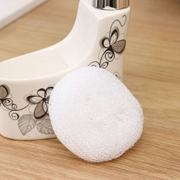 Дозатор для моющего средства с подставкой для губки Доляна «Романтика», 250 мл