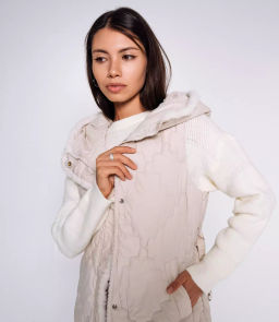 Жилет #КТ09 (3), светло-бежевый