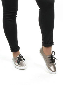 05-MJ-17D-23E GUN Кеды женские (искусственные материалы) - Фабричный китай фото 4