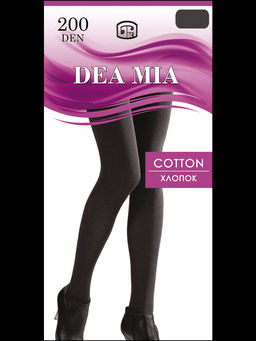 Колготки теплые DEA MIA COTTON 200 (хлопковые) LANA