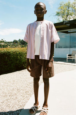 CAMISA RAYAS / Rosa / Malva - Zara фото 2