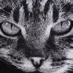 Полотенце махровое Этель ЧБ Котик 50х90 см  фото 2