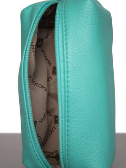 LACCOMA косметичка Гретта-22-Ф001-бирюза эко кожа хлопок