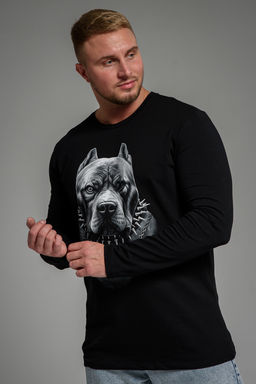 8514/1 Футболка с длинным рукавом мужская