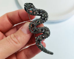Брошь ЗМЕЙКА - Vel vett фото 13