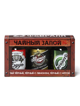 Чай подарочный 23 февраля, набор 50 г ? 3 шт. (18+)