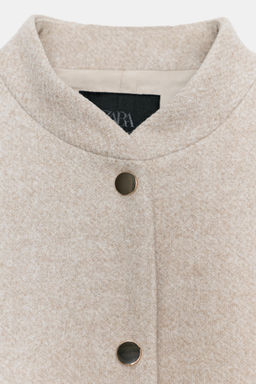 SOFT BOMBER JACKET WITH ELASTIC HEM - Zara фото 8