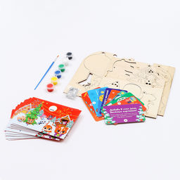 Адвент - календарь на новый год своими руками Роспись по дереву, набор для творчества